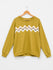 Stella + Gemma | Sweater | Grass Chevron Stripe