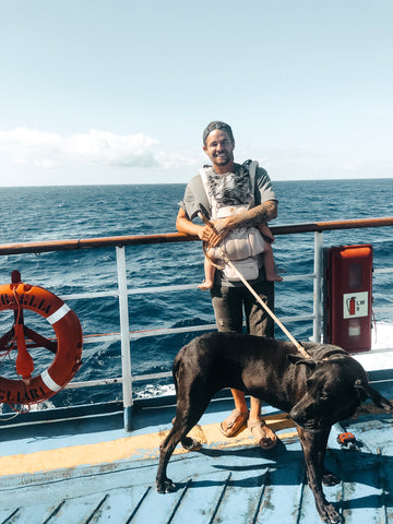 Sol and Pepper Reisen mit Hund Fähre Dog Schiff Meer Insel 