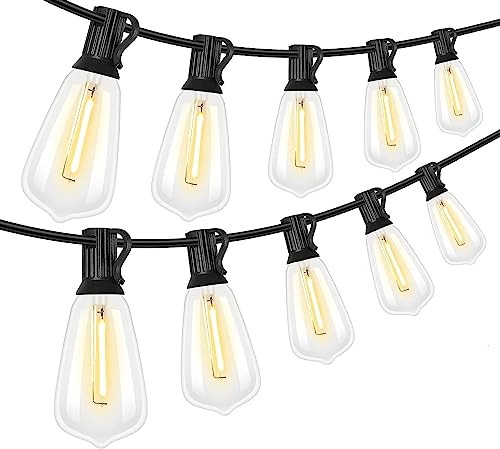 addlon 48FT LED Outdoor String Lights with 25 Edison Vintage