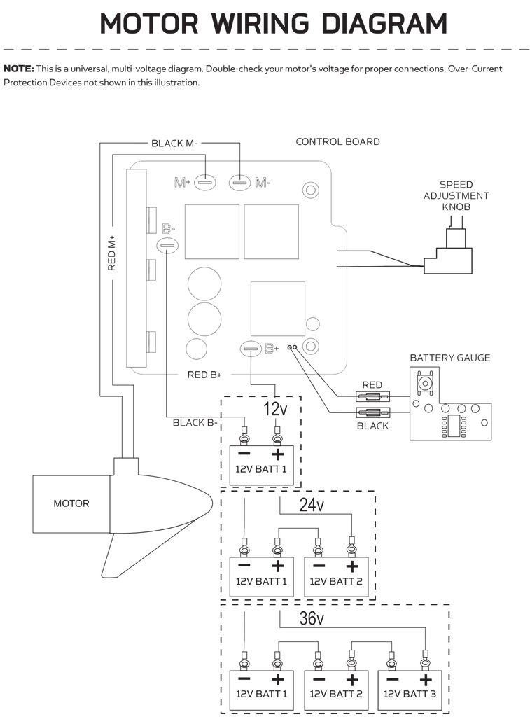 Minn Kota 12v Control Board Assembly 2774036 | Northland ... minn kota bow mount wiring diagram 