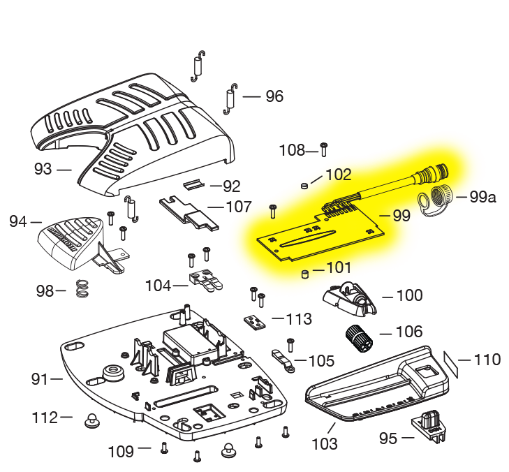 Minn Kota Power Drive V2 & Riptide SP Foot Pedal Control Board 2884048