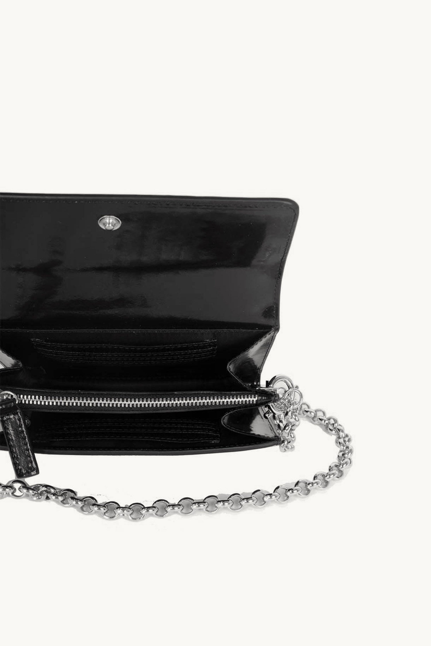 The Juicy Patent Wallet Black Silver – Dylan Kain