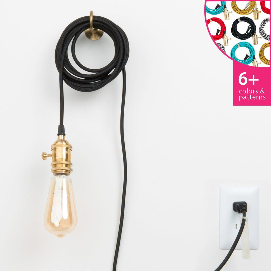 plug in pendant light cord