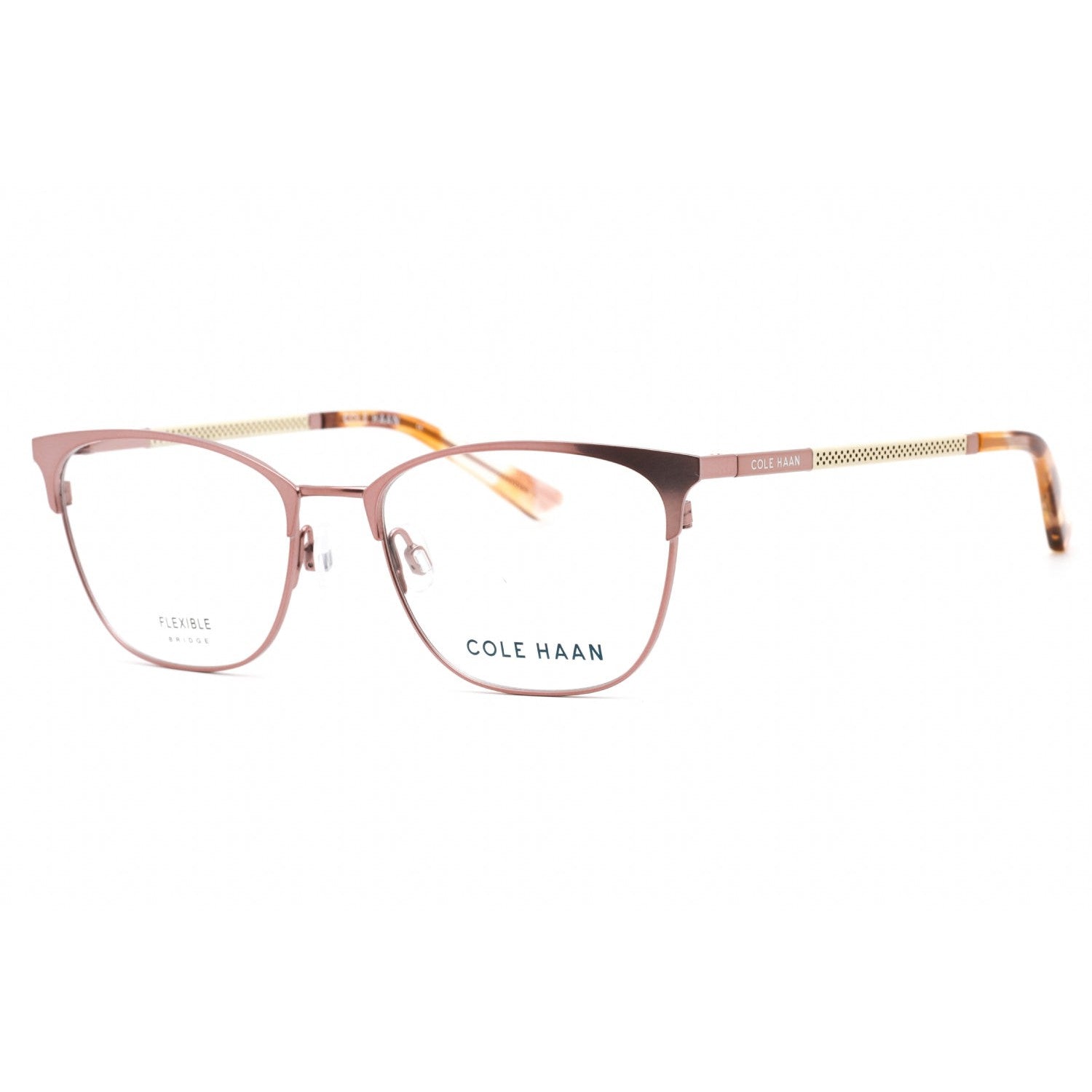 COLE HAAN CH5048 Eyeglasses Rose Gold / Clear Lens