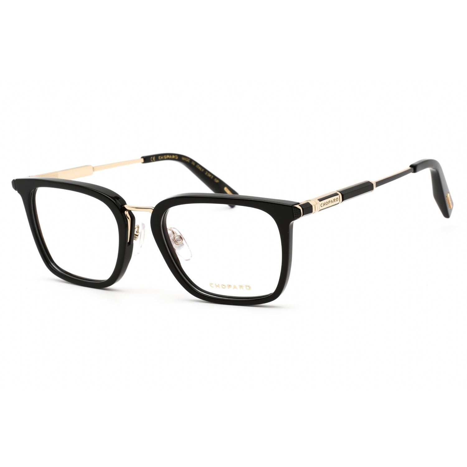 Chopard VCH328 Eyeglasses SHINY BLACK / clear demo lens