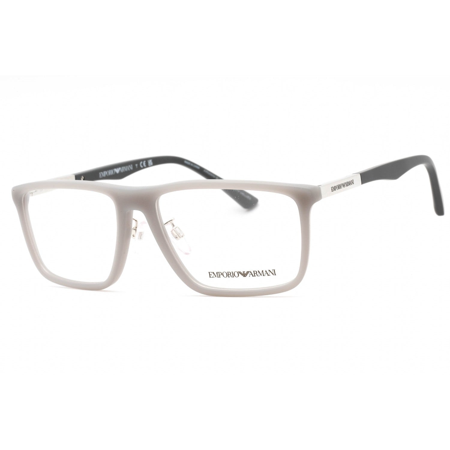 Emporio Armani 0EA3221F Eyeglasses Matte Grey / Clear Lens