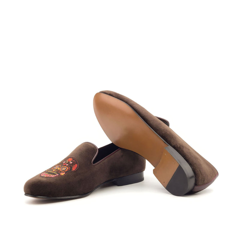 galning Badekar kontakt Ambrogio Bespoke Men's Handmade Custom Made Shoes Brown Velvet Welling –  AmbrogioShoes