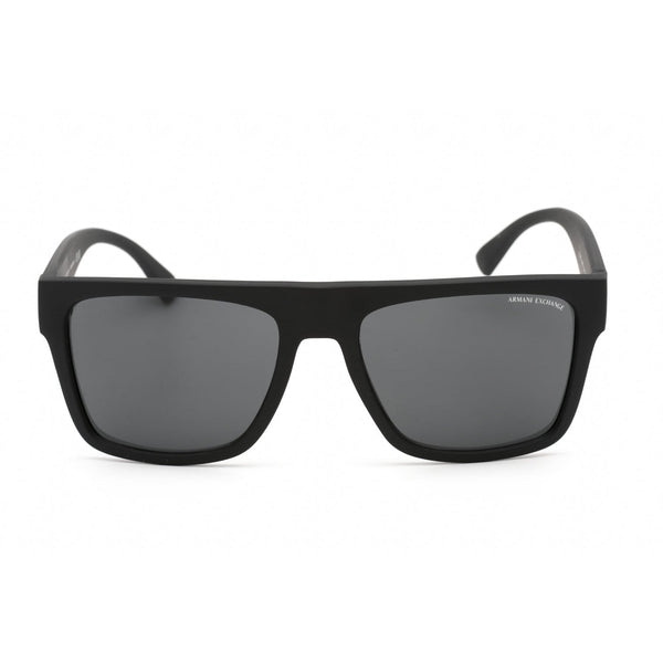 Armani Exchange 0AX4113S Sunglasses Black/Dark Grey-AmbrogioShoes
