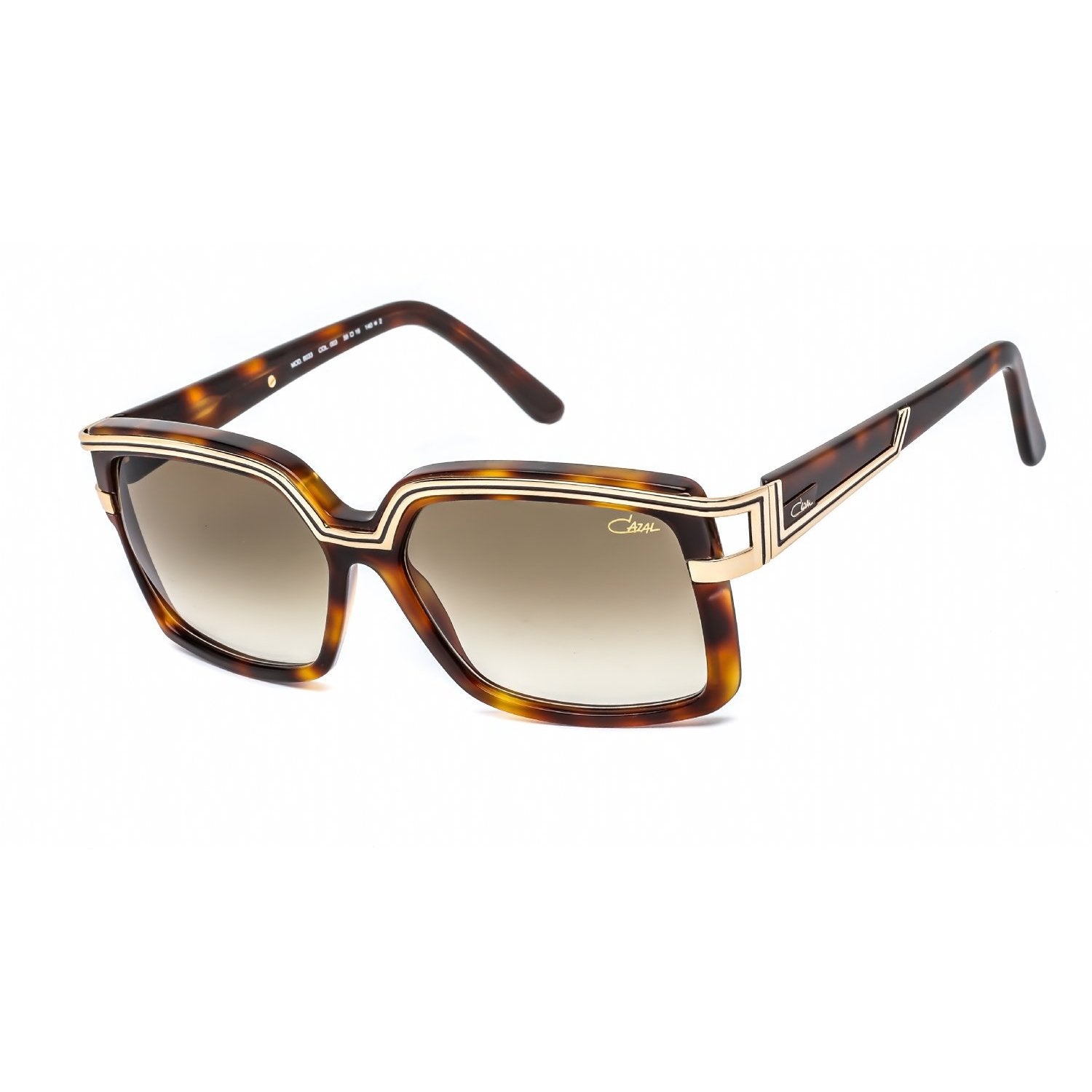 Cazal 8033 Sunglasses Amber Brown / Brown Men's (S)