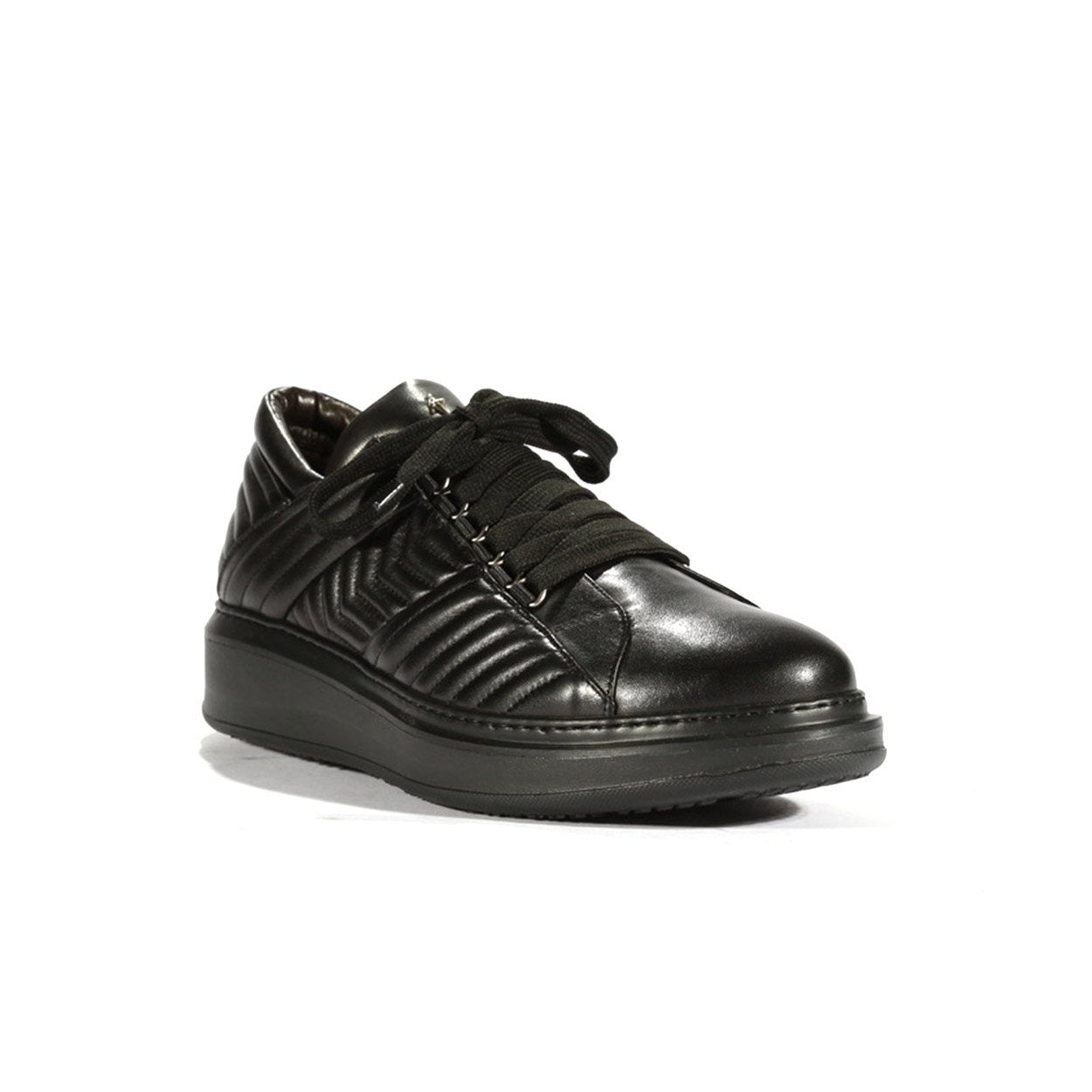 Cesare Paciotti Men's Black Napa Leather Sneakers(CPM5490)