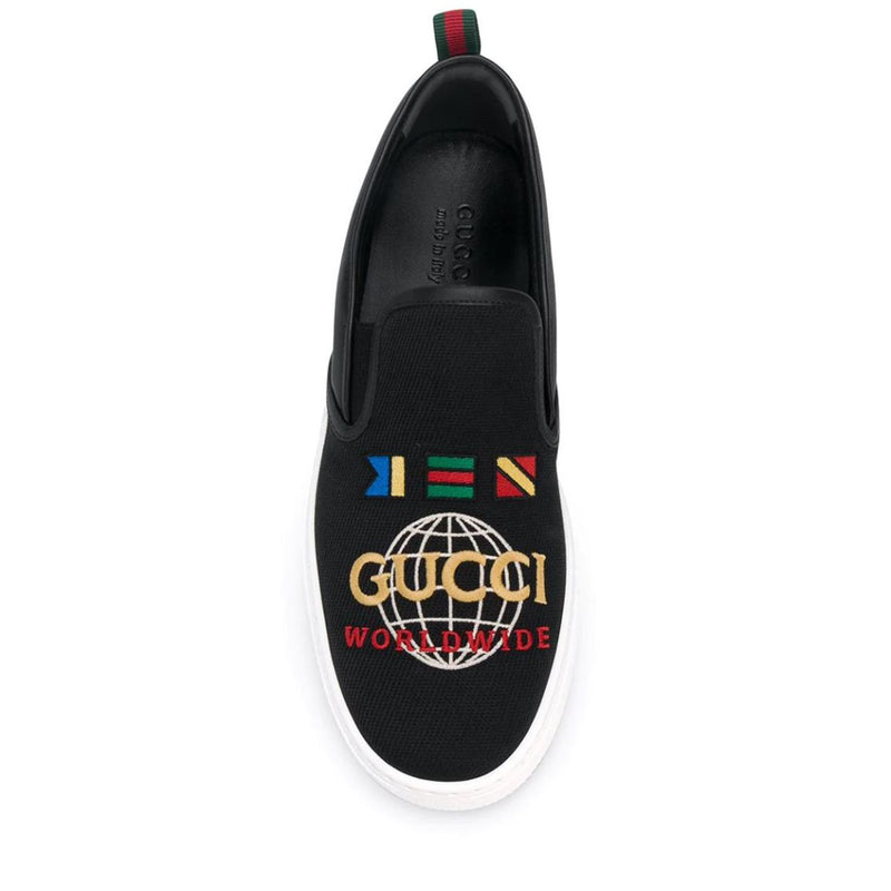 Gucci Dublin Men's Black Worldwide Sewed Leat – AmbrogioShoes