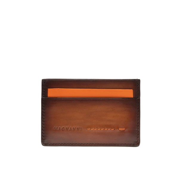 Gucci Men's Signature Brown Leather Web Wallet