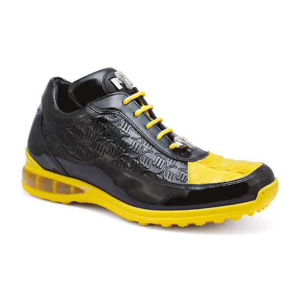 black and yellow mens sneakers