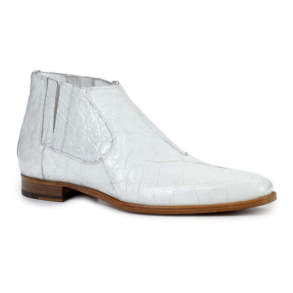 Mauri 4926 Harlem Shoes Corn & Sport Rust Exotic Ostrich Leg / Crocodile  Chukka Boots (ma5377) in Brown for Men