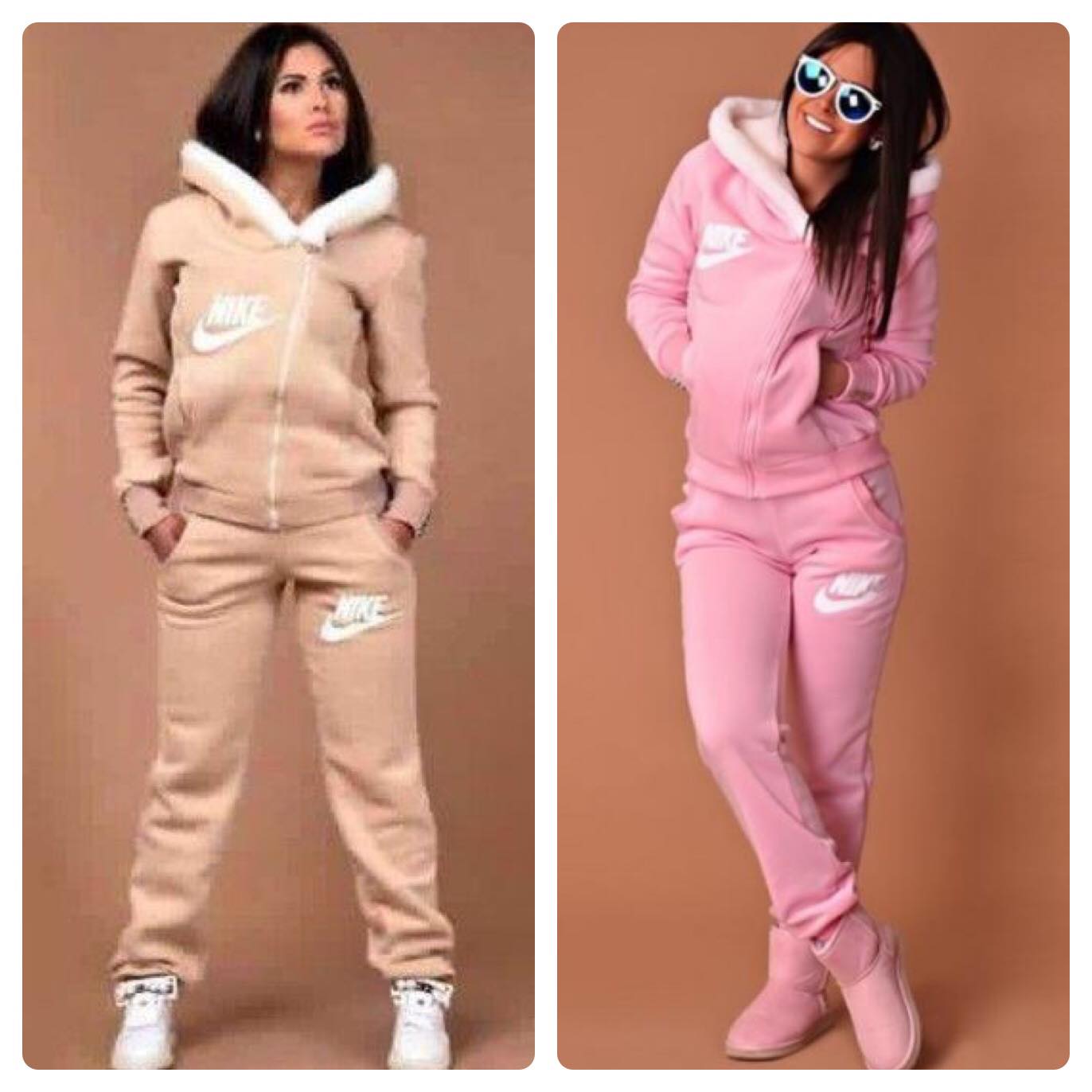 ladies pink nike tracksuit