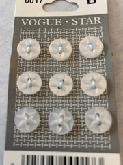 baby star buttons