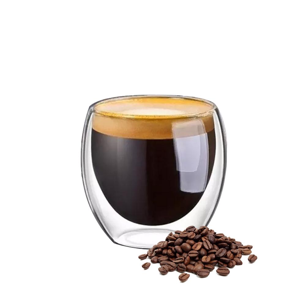 Tasse à Café Double Paroi En Verre Borosilicate Eco Capsules 8989