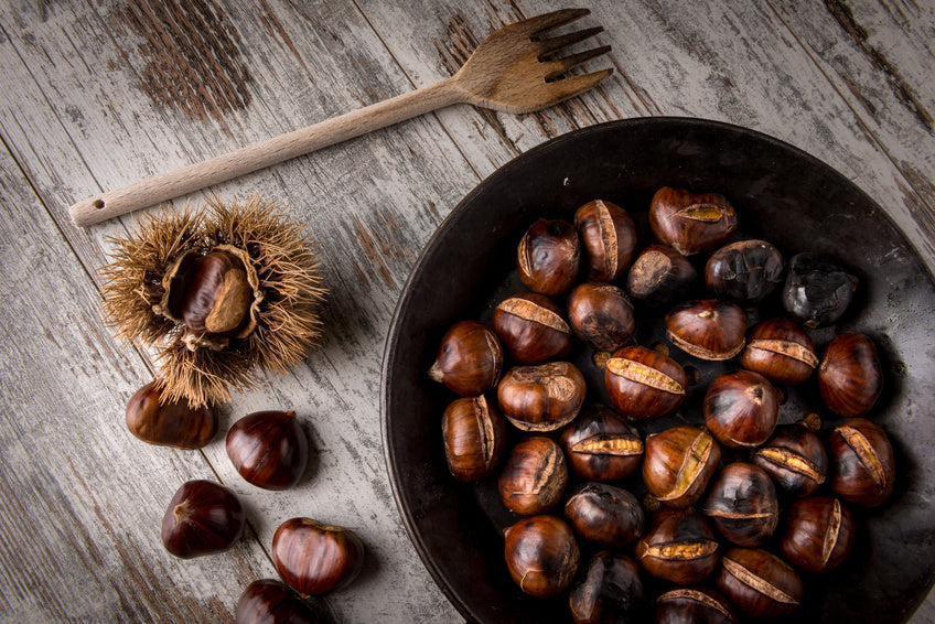 how to roast chestnuts in a pan