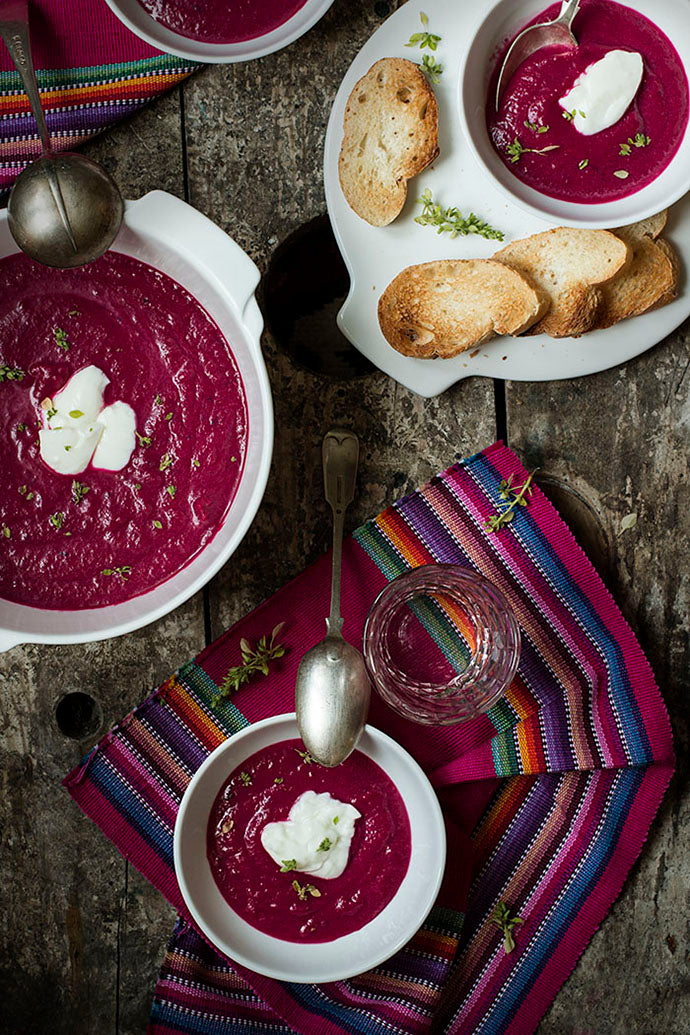 Beet cream in cocktail recipe