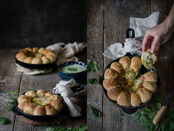 Brotkrone zum dippen