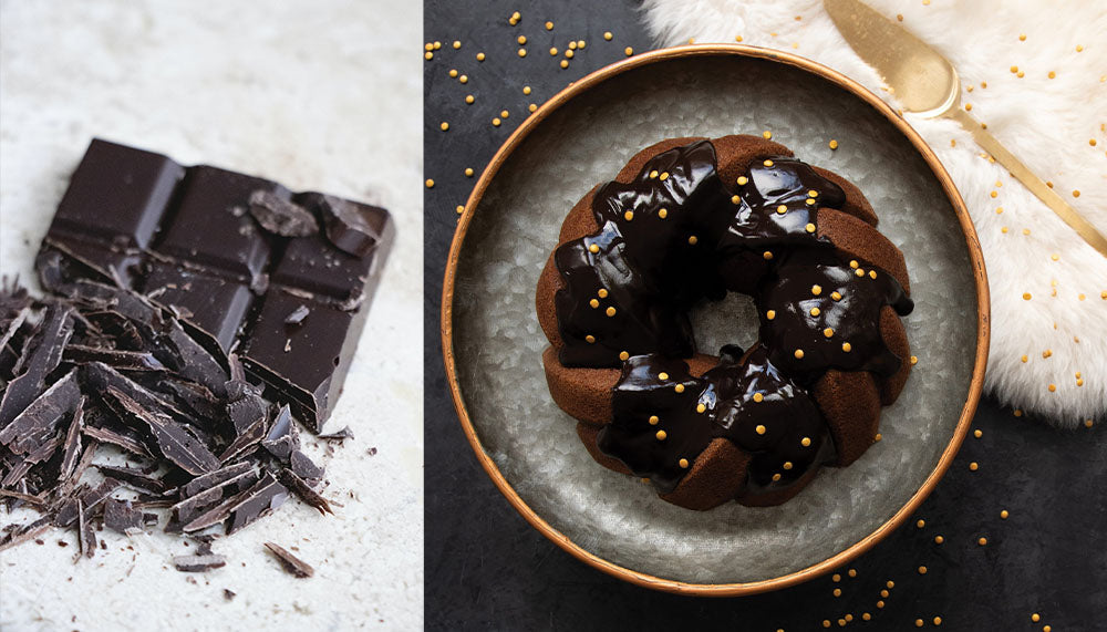 Chocolate bundt cake recipe in Braided mold