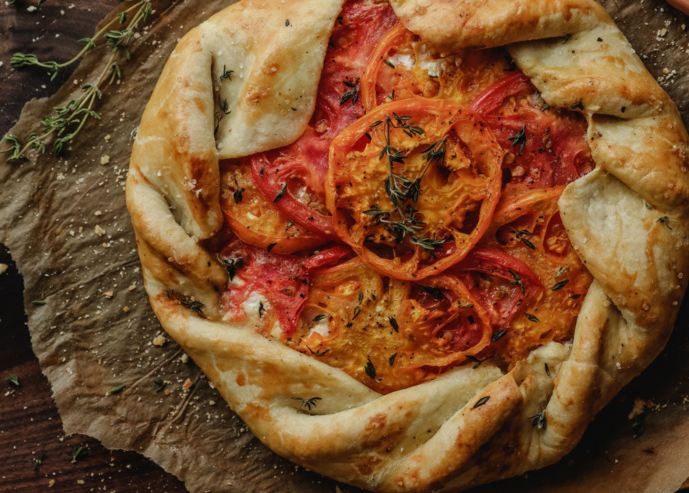 Tomato and ricotta galette recipe