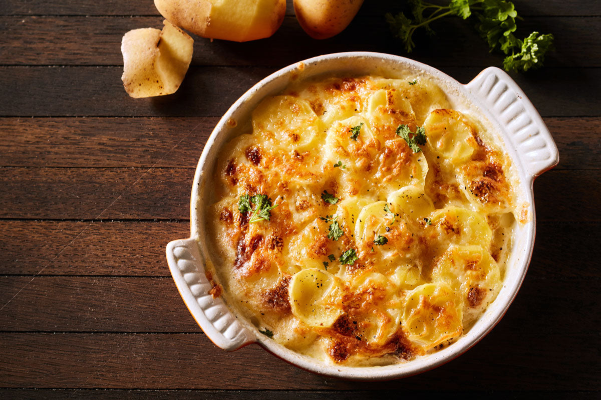 Patatas gratinadas a la francesa