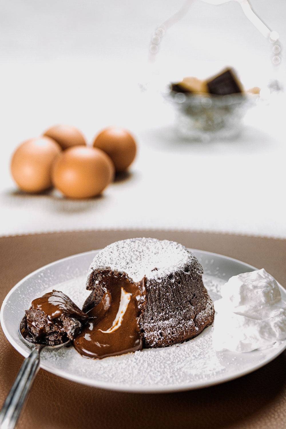 Receta de lava cake