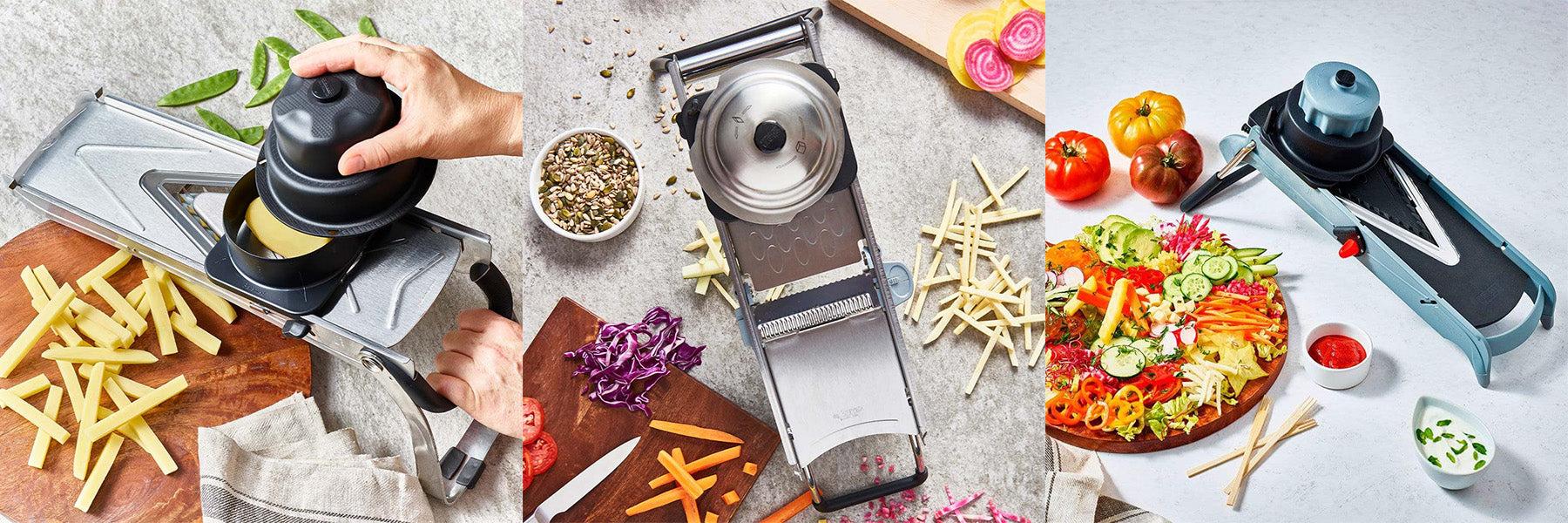 Las mejores mandolinas de cocina para ganar tiempo y comer sano