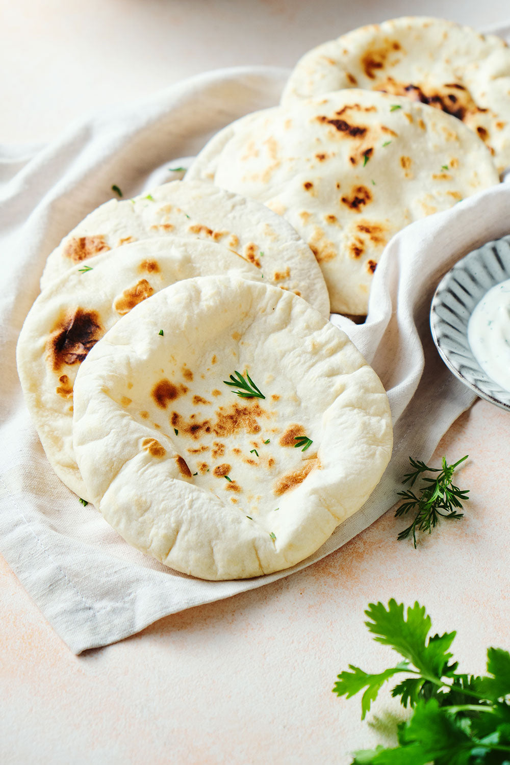 Receta de pan de pita