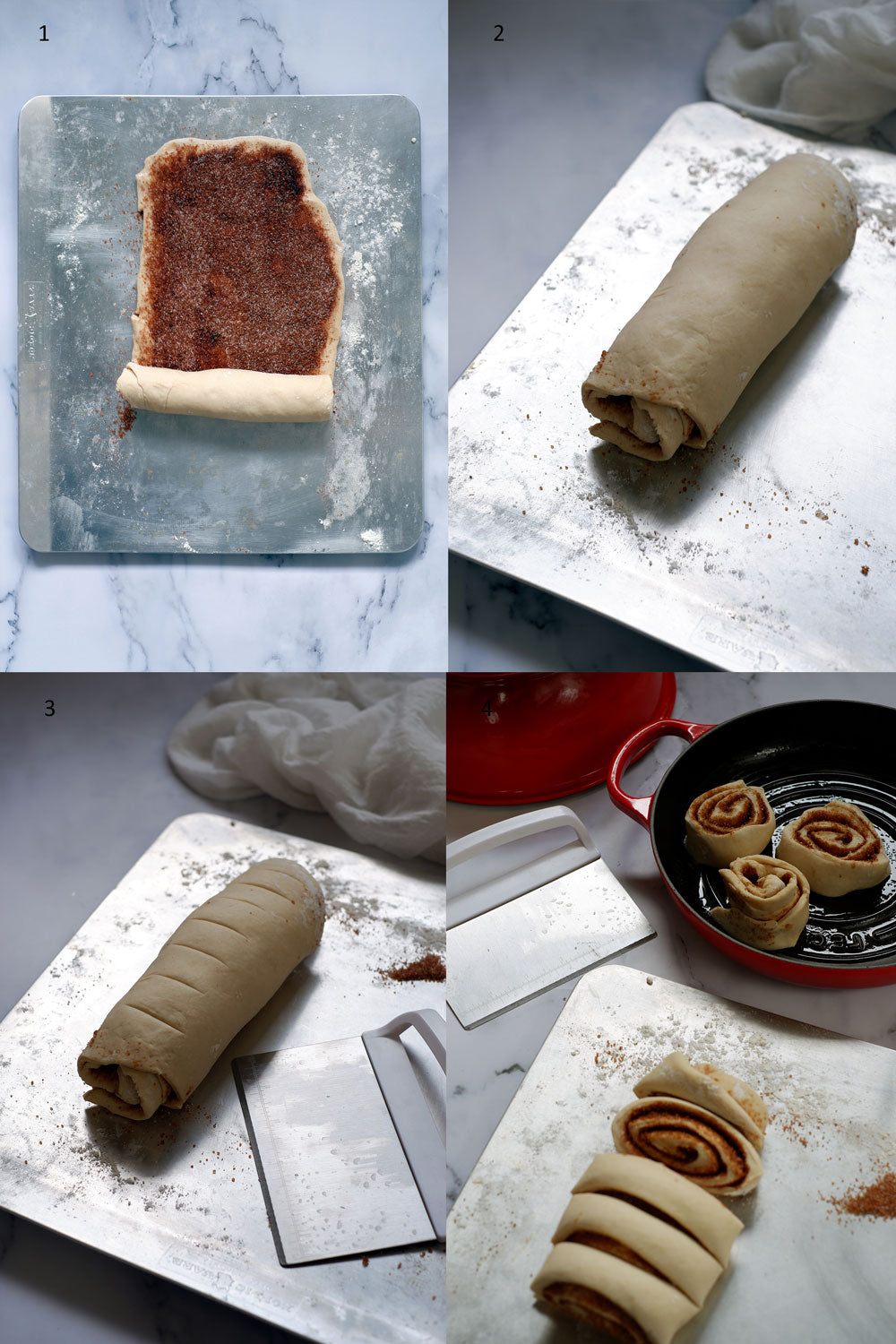 step by step cinnamon buns