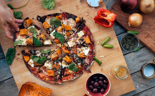 Receta de pizza de calabaza