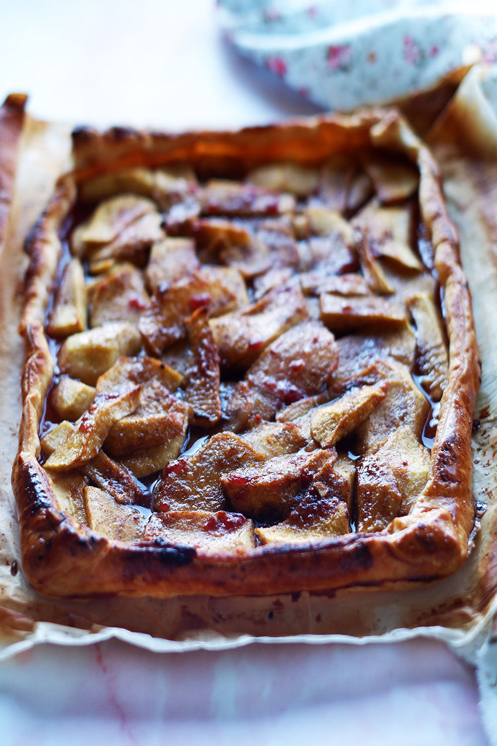 Tarta de manzana especiada 