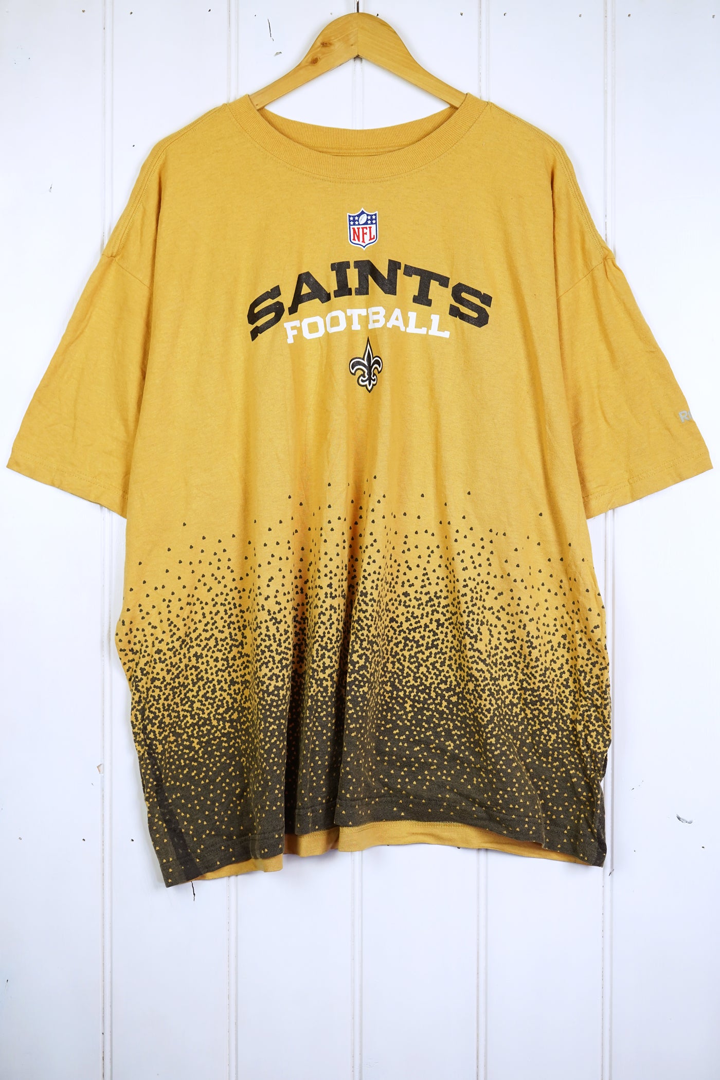 Vintage New Orleans Saints T Shirt Tee Trench Made USA Medium