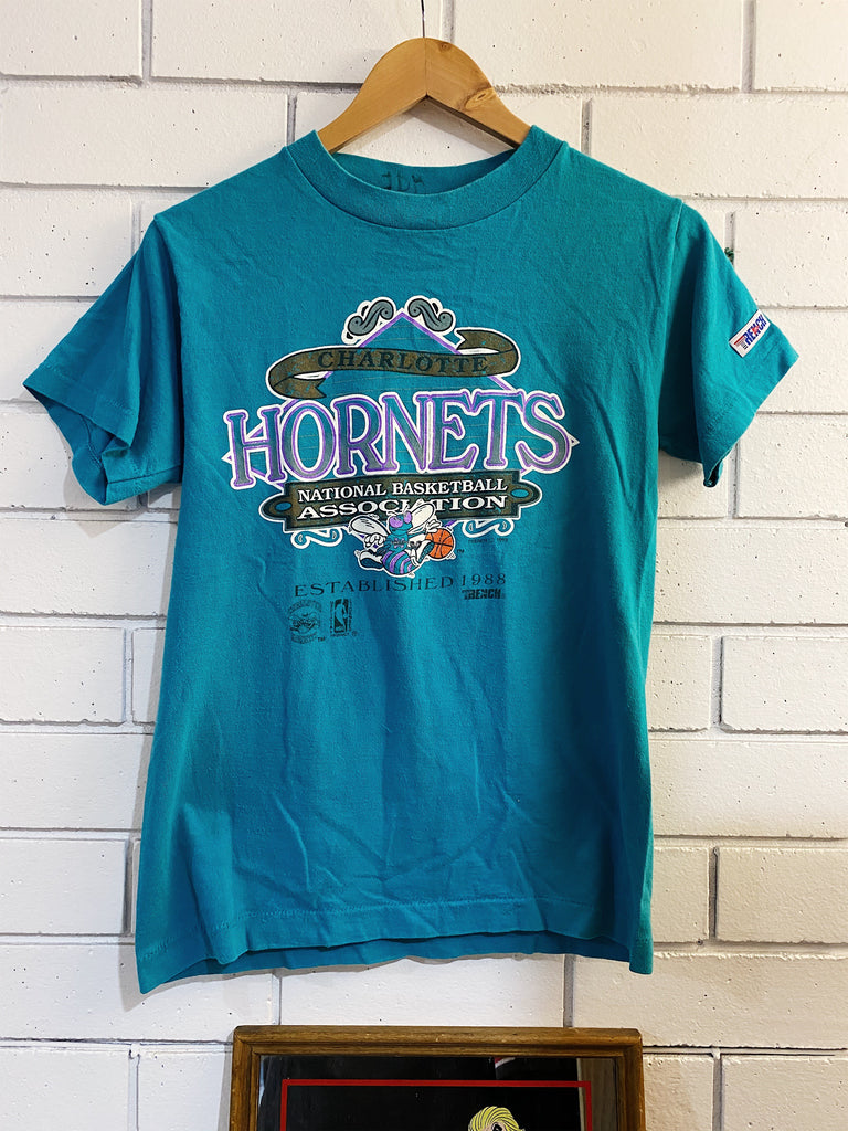 90s Charlotte Hornets Teal Tee - XSmall 