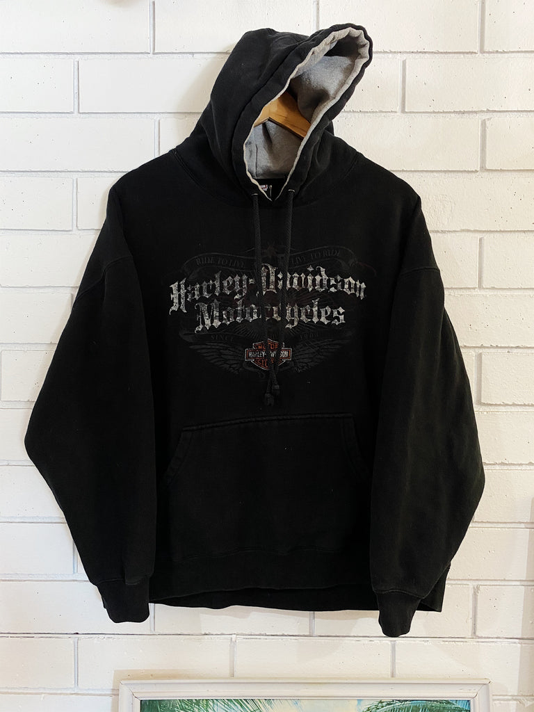 harley iron block hoodie