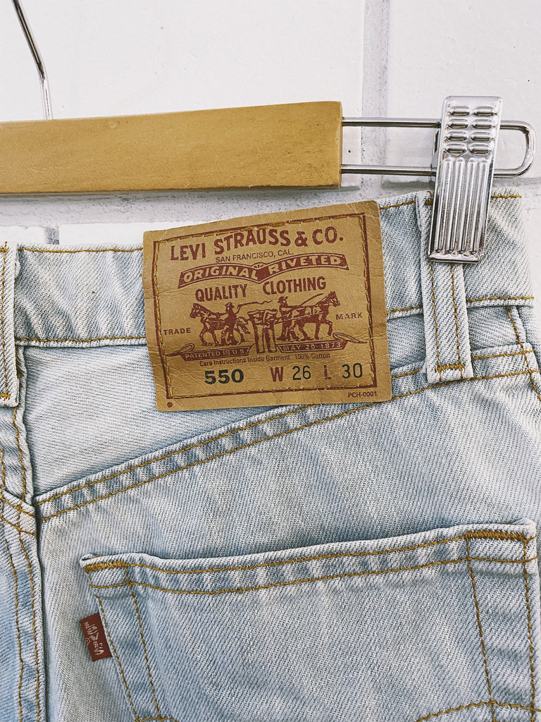 vintage levis 550 sizing