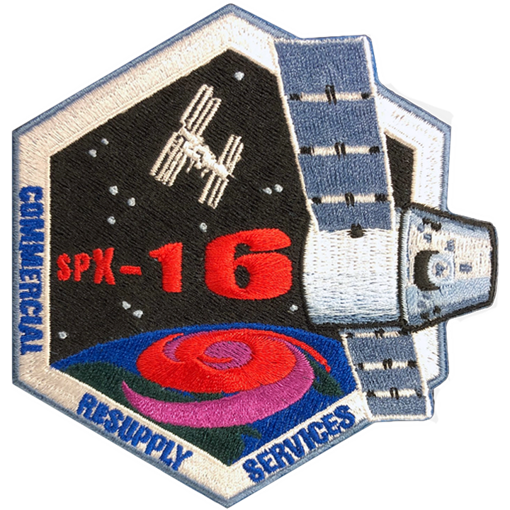 Crs Spacex 16 Space Patches