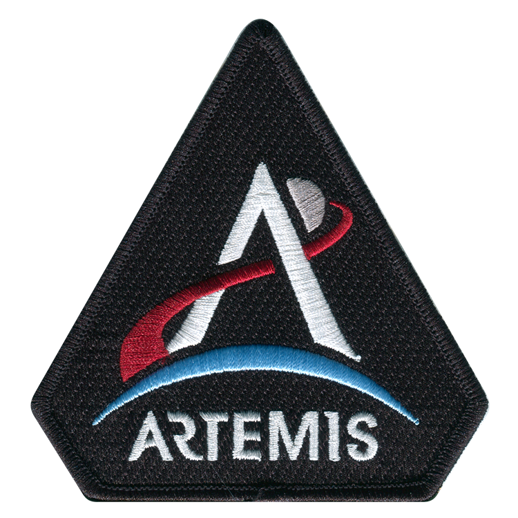 Artemis Program Black Space Patches