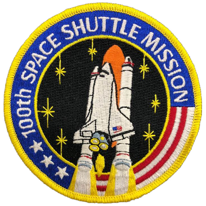 100th Mission Commemorative Space Patches