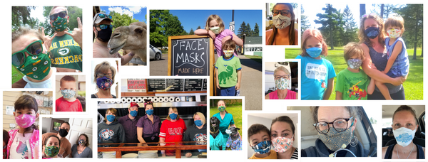 AdventureUs Face Masks, voted Northwoods'Favorite