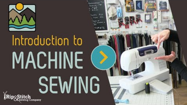 Intro to machine sewing with Rip & Stitch Sewing Company