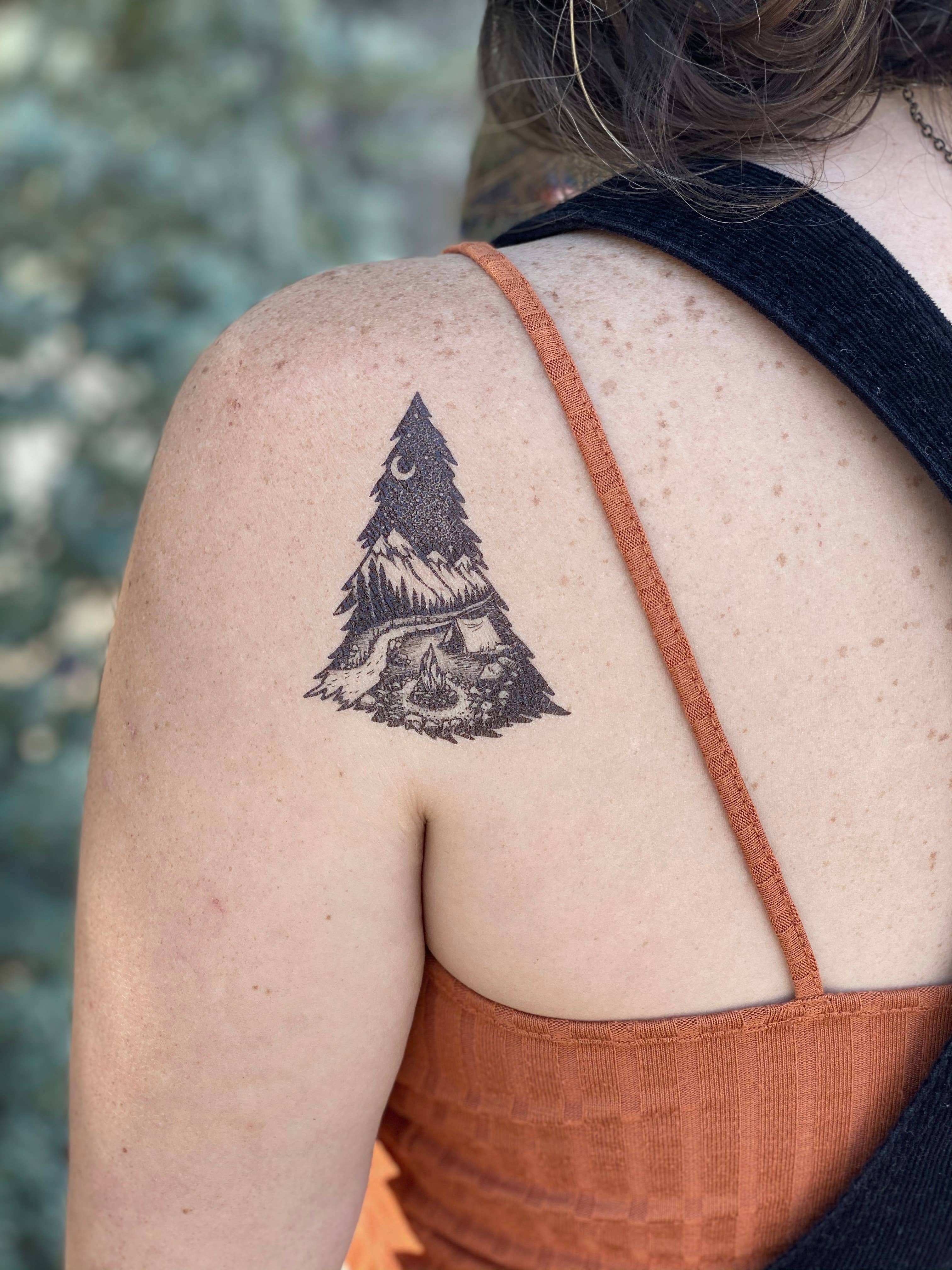 37 Best Camping Tattoo Designs Images Ideas  Pictures  Picsmine
