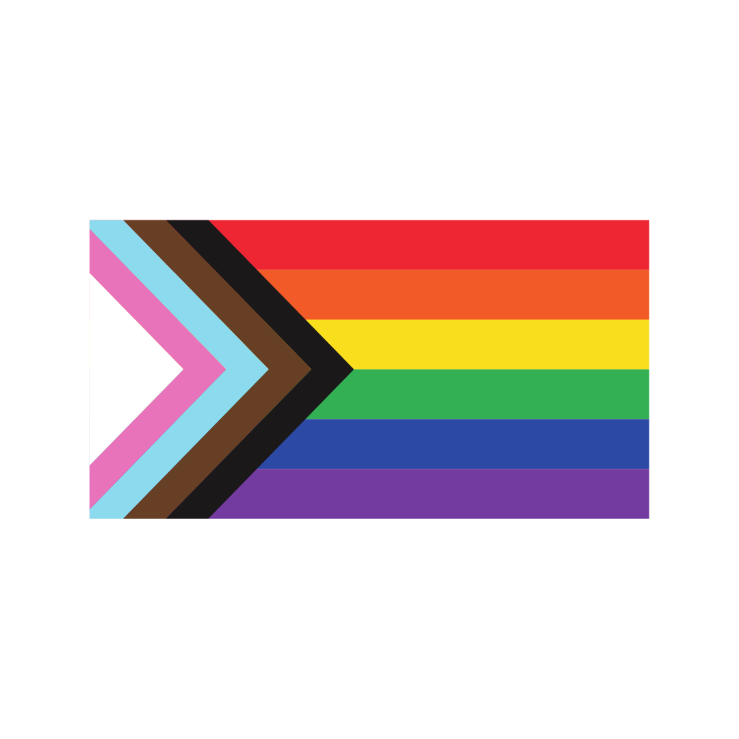 Inclusive Pride Flag Rainbow Sticker