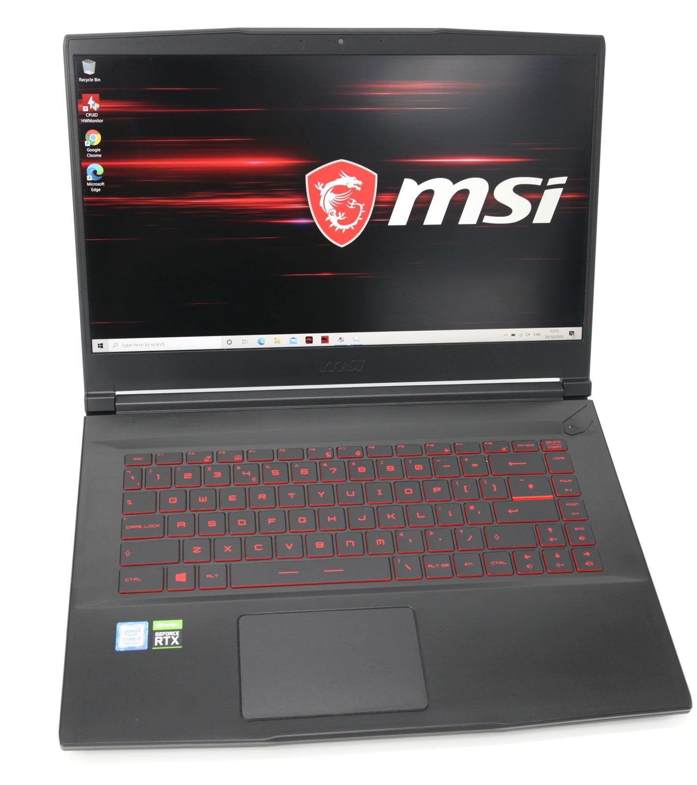 MSI GF65 15.6" Gaming Laptop RTX 2060, i79750H, 8GB RAM, 256GB SSD