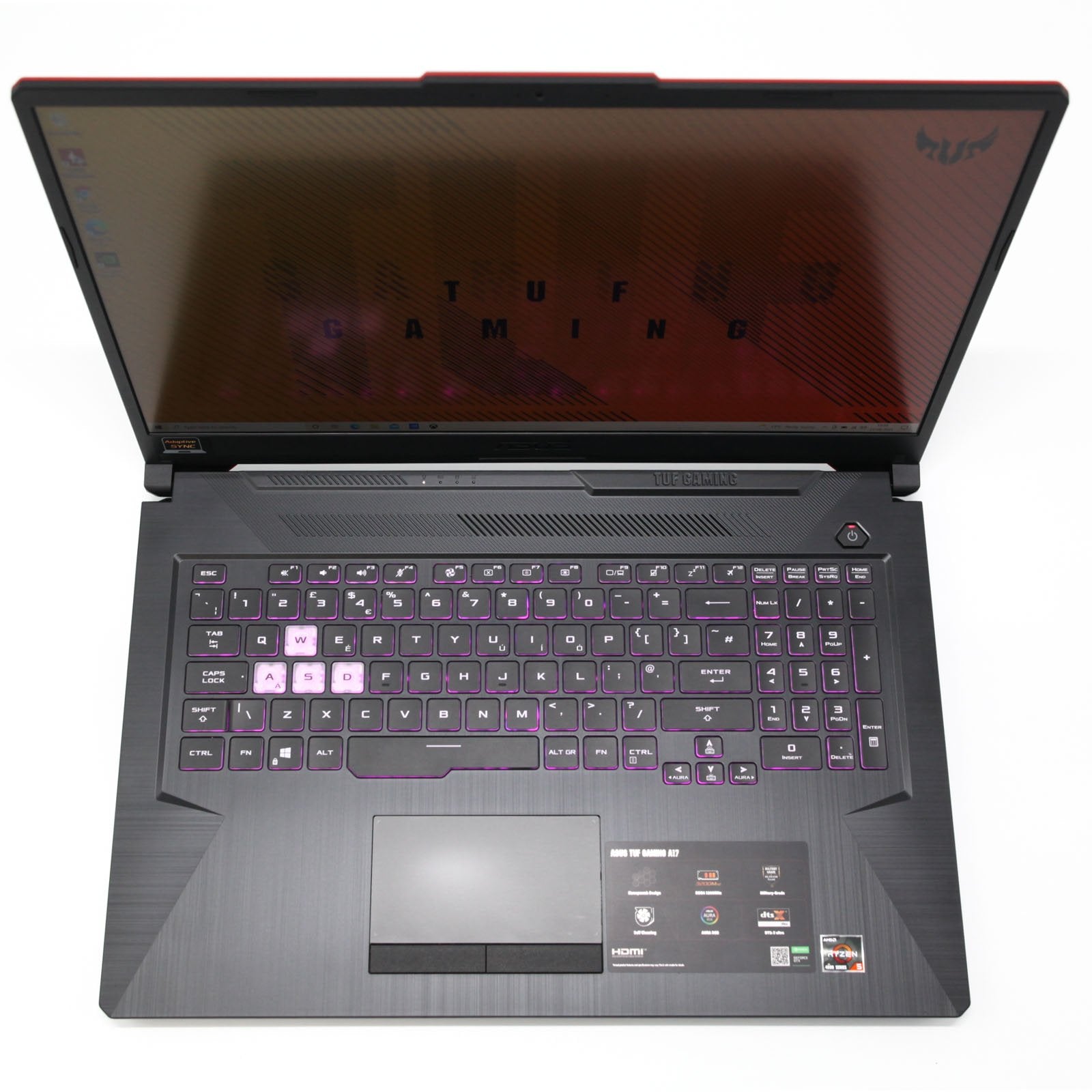 ASUS TUF A17 Gaming Laptop AMD Ryzen 5, GTX 1650, 120Hz 8GB RAM, 256GB