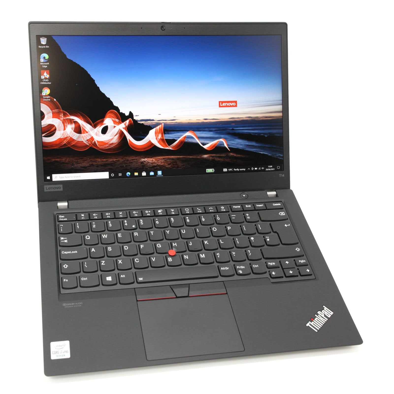 Lenovo ThinkPad T14 Gen 1 Laptop Core i710610U vPro, 512GB, 16GB RAM