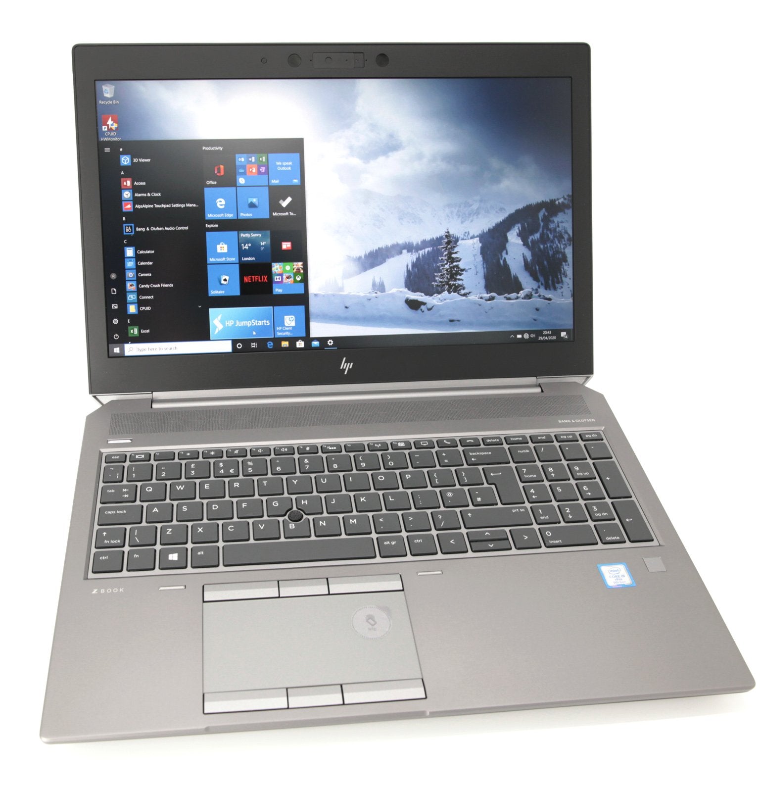 HP ZBook 15 G6 Laptop Core i99980H, 32GB RAM, 1TB SSD, Quardo T2000