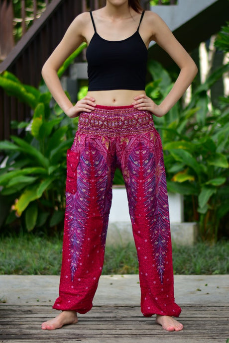 Womens Hippy Harem Pants With Elasticated Waist From £13.99 | Bohotusk