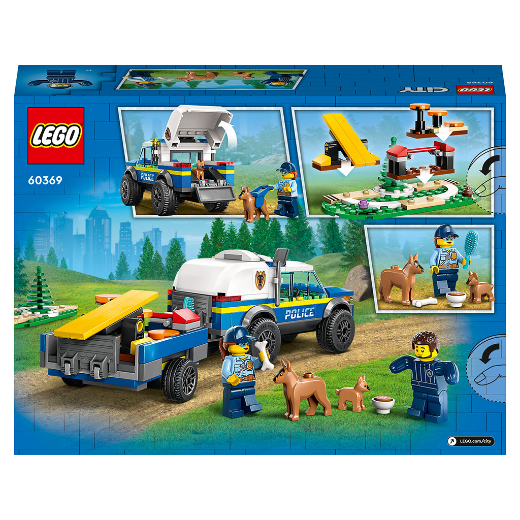 kaustisk Grøn Blå LEGO® City Police, Mobil politihundetræning - Lirum Larum Leg
